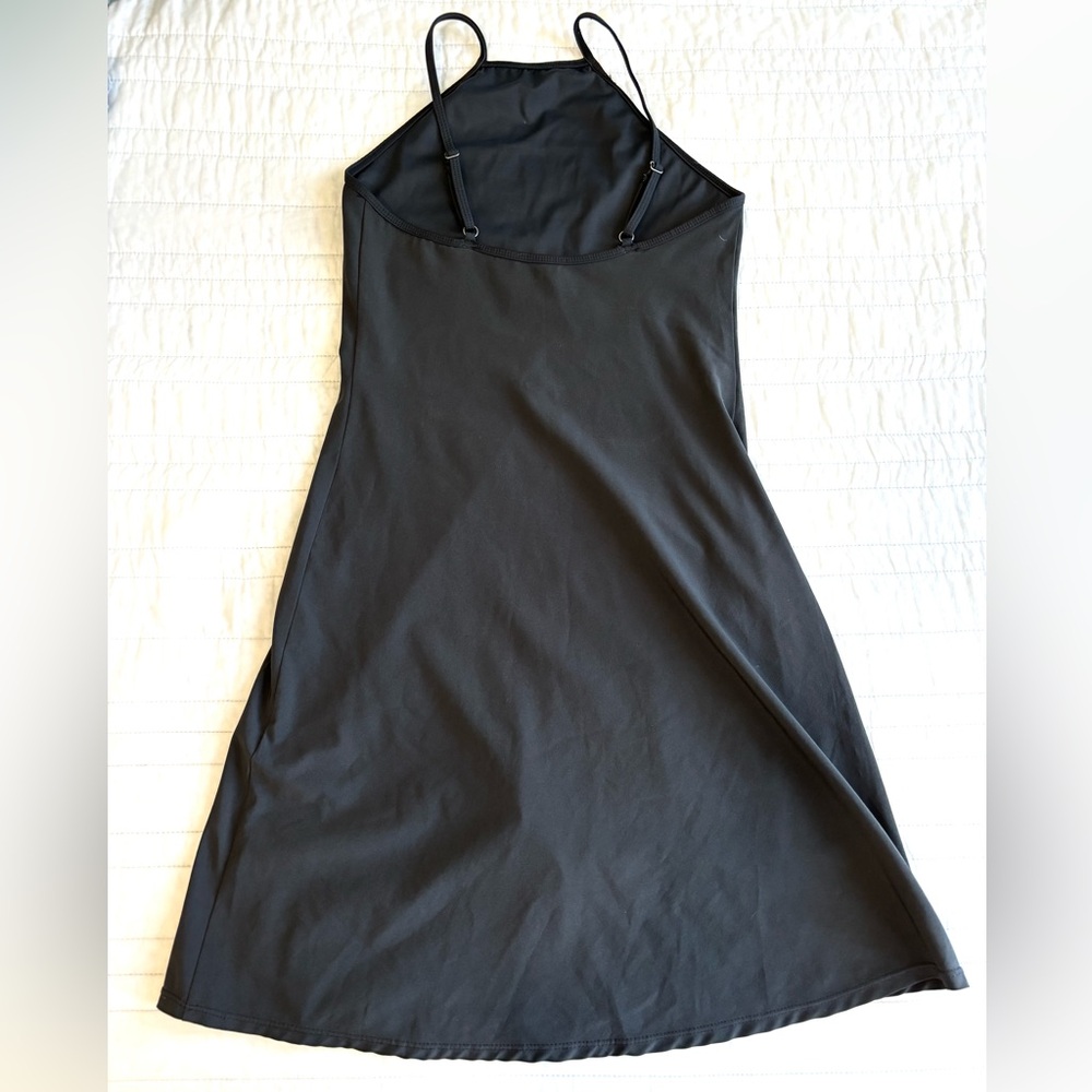 Abercrombie & Fitch High Neck Open Back Traveler Dress